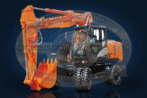 Колесный экскаватор Hitachi ZX140W-5B