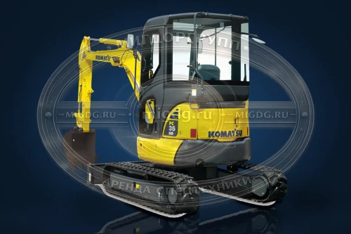 Мини-экскаватор гусеничный Komatsu PC35MR-3