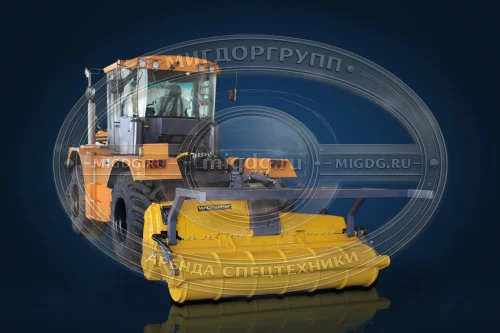 Колесный трактор К-705 «Станислав» с ротоватором MeriCrusher MJS-241 STG
