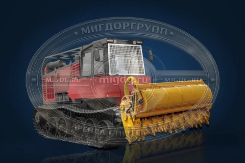 Самоходный гусеничный комплекс ТЛП-4M-038 ГСТ ПРО с мульчером MeriCrusher MJS191STG