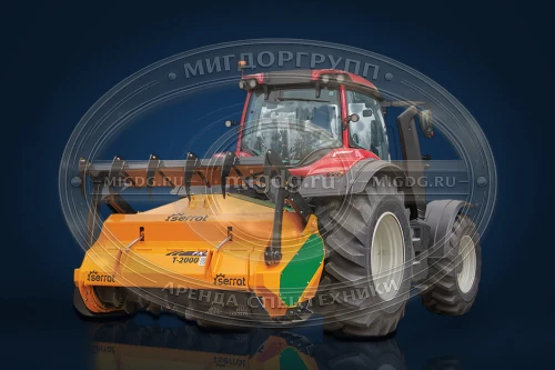 Колесный трактор Valtra T235 с мульчером Serrat FX-5 T-2000