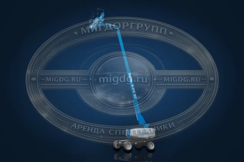 Телескопический дизельный подъемник Genie S-45 XC